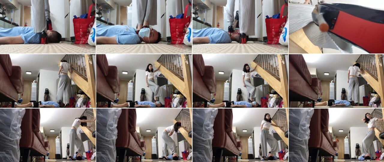 小鱼 | 仰视小鱼女神高跟踩贱狗脖子-视频截图