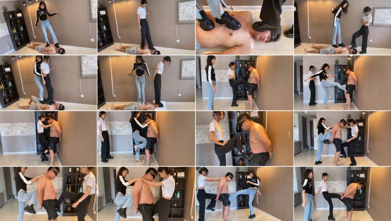 超S·联盟 | 惩罚天使行刑官双S踩踏踢裆-视频截图