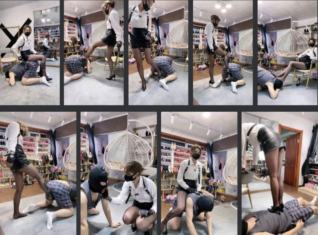 冰诺 | 制服御姐高跟踩踏/踢裆/骑马sp-视频截图