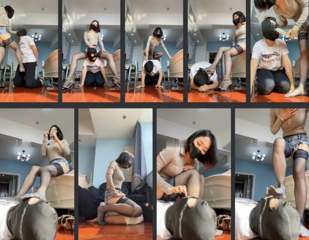 朱砂痣 | 铆钉黑丝S辱母天花板专场-视频截图
