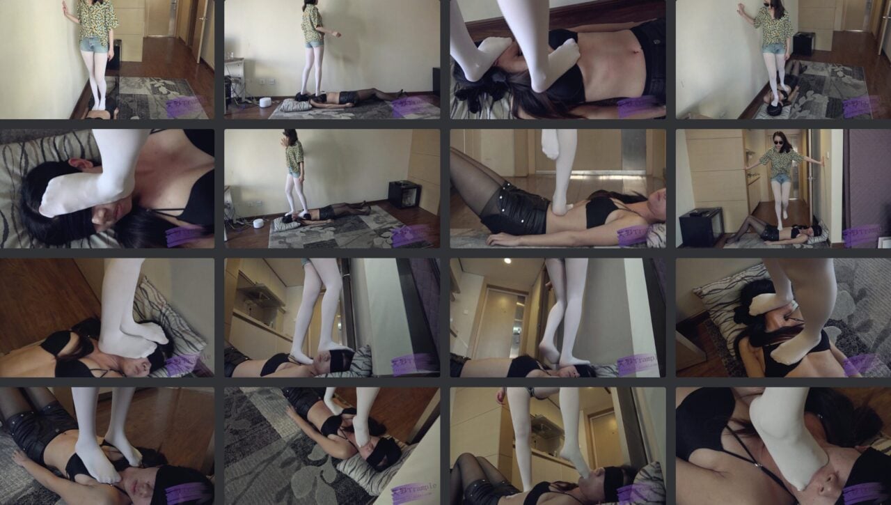 小妮女女 | 小妮S白丝袜无情践踏女M-视频截图