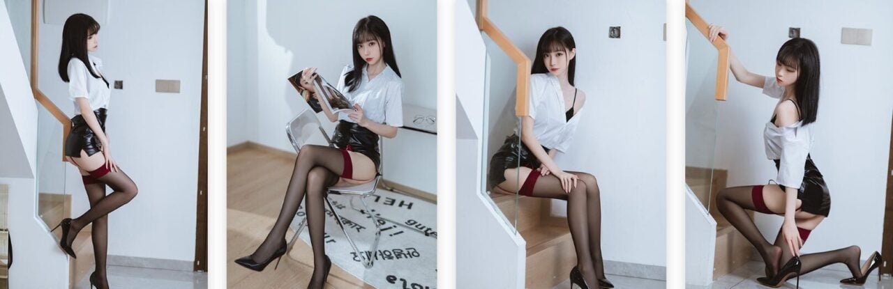 许岚LAN | OL短裙吊带丝袜-视频截图