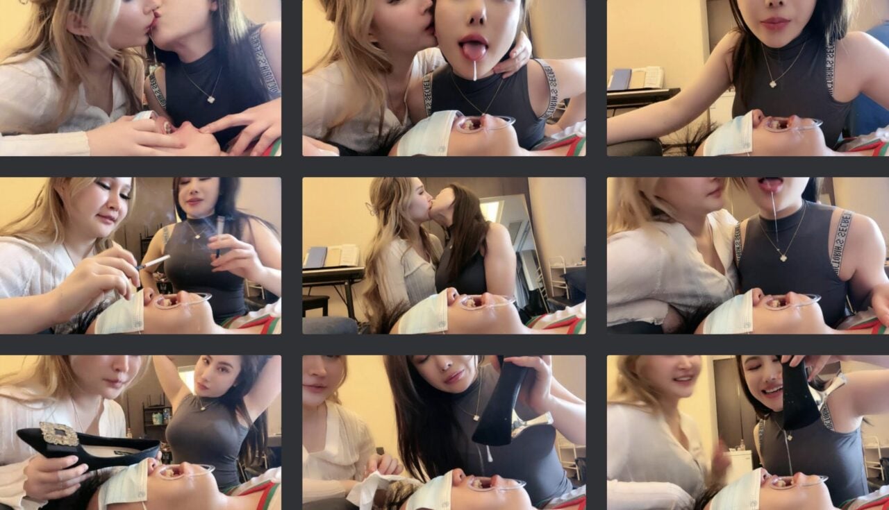 三三 | 美女双S口水烟灰喂食-视频截图