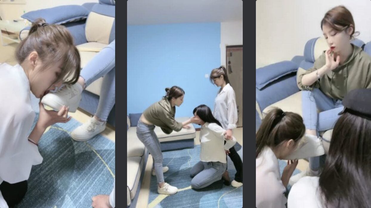 领主老大 | 情侣奴奴下奴舔闻小白鞋白袜