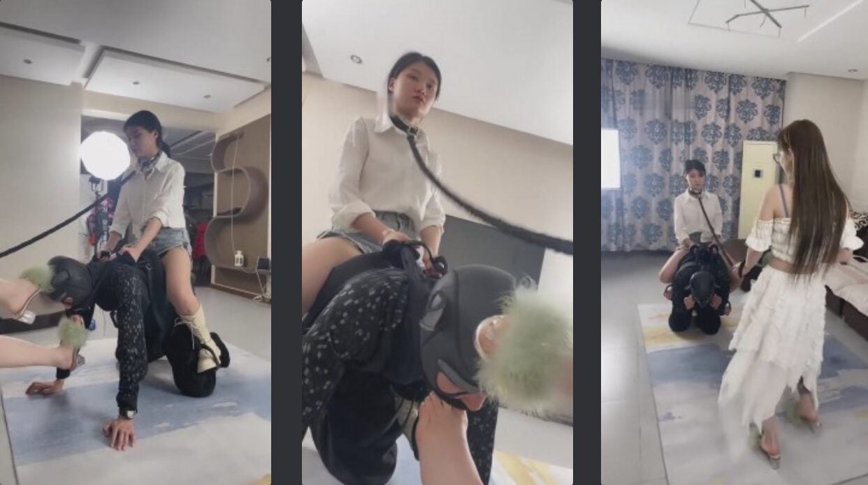 领主老大 | 带女奴专业骑马/舔脚/强制圣水