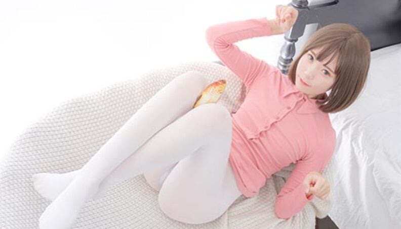 Senluo Group | Internal VIP Series Mirage Pink Shirt White Stockings Body Stockings 03E4K (with video)