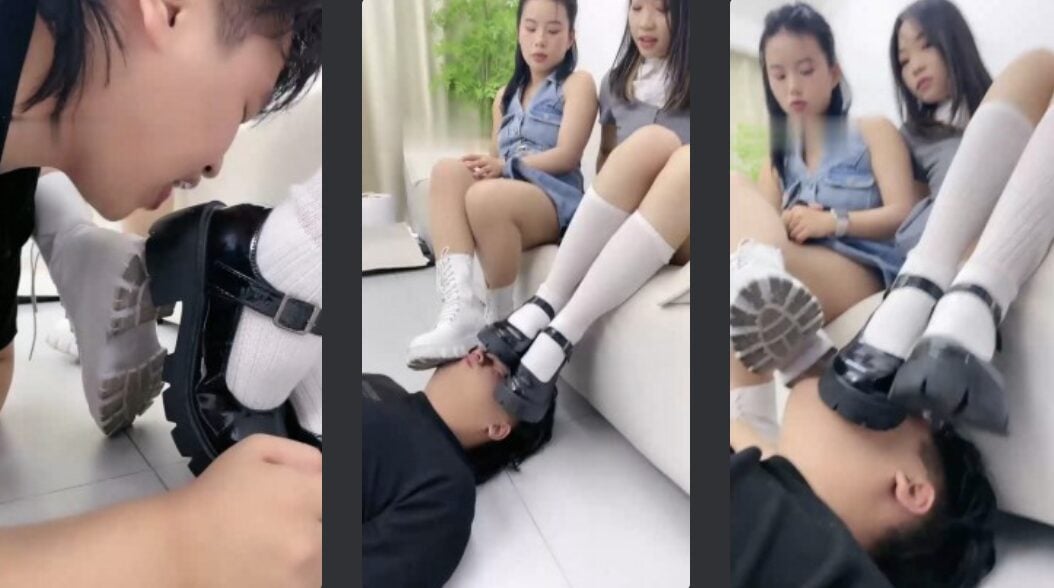 cc.s | 近距离闻舔原味皮鞋白袜