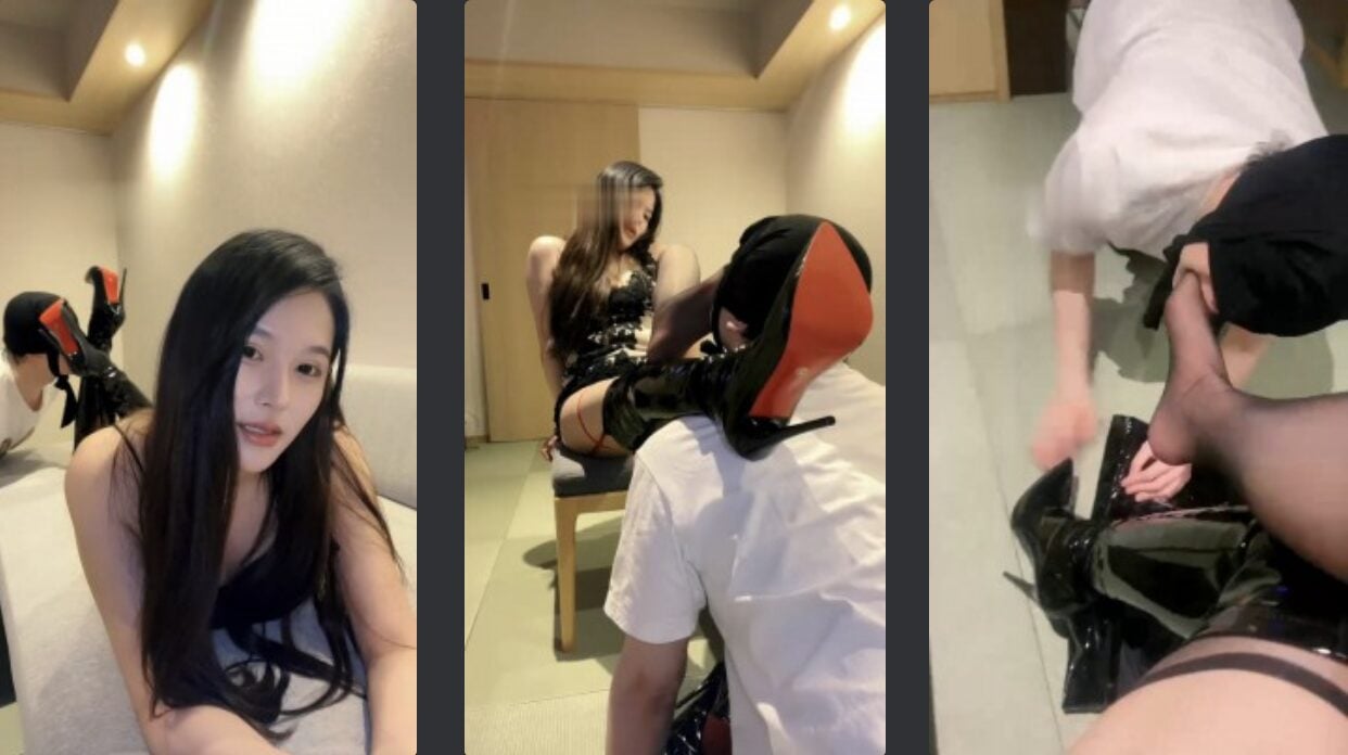 琪琪大人 | 超长靴足下幻想