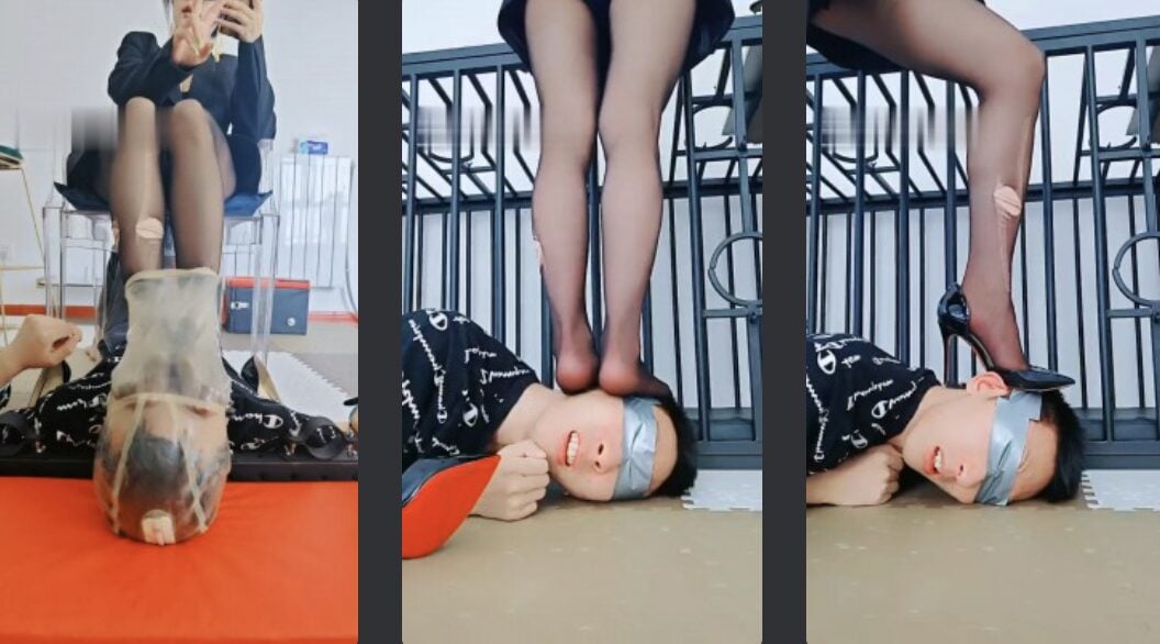 媚娘 | 臭脚丫全包捂脸窒息-视频截图