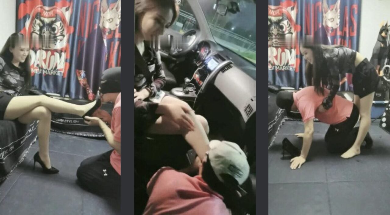 Bonnie | Development of online taxi driver humiliation whipping riding / trampling deep throat full version