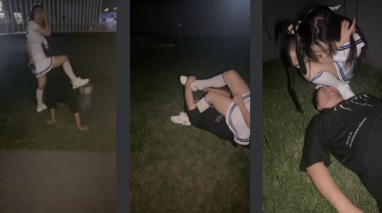 Amateur scout | Outdoor 172 goddess riding a horse/stepping on the neck/walking the dog/smelling feet