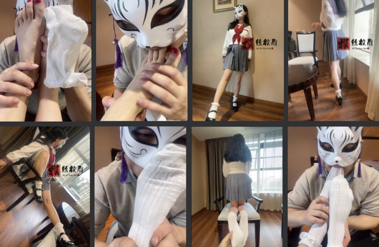 摸丝校尉原创 | 精品约足之闻舔JK少女的棉袜玉足-视频截图