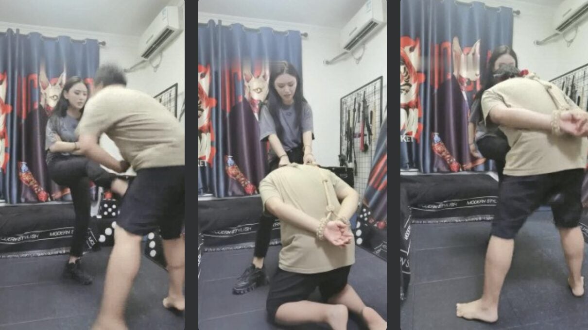 邦妮 | 反绑踢裆专场