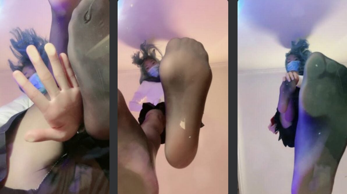 芃芃大人 | 黑丝女巨人玻璃下视角-视频截图