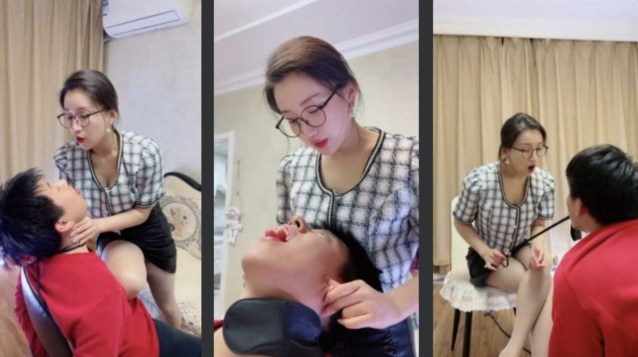潘妮女王 | 家教发现学生是受虐癖之捆绑虐/高跟肉丝诱惑/气味羞辱