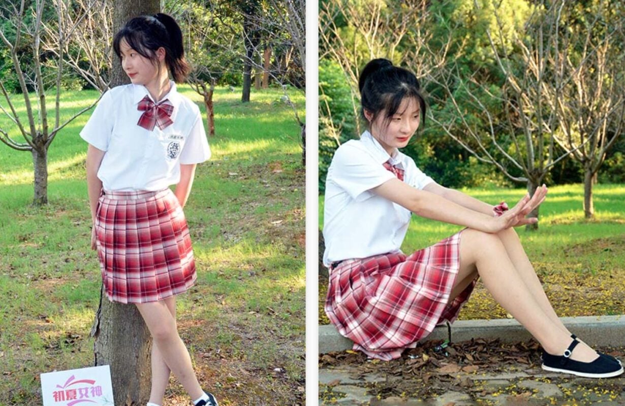初夏女神 | 安妮的草莓色JK(带视频)-细节图