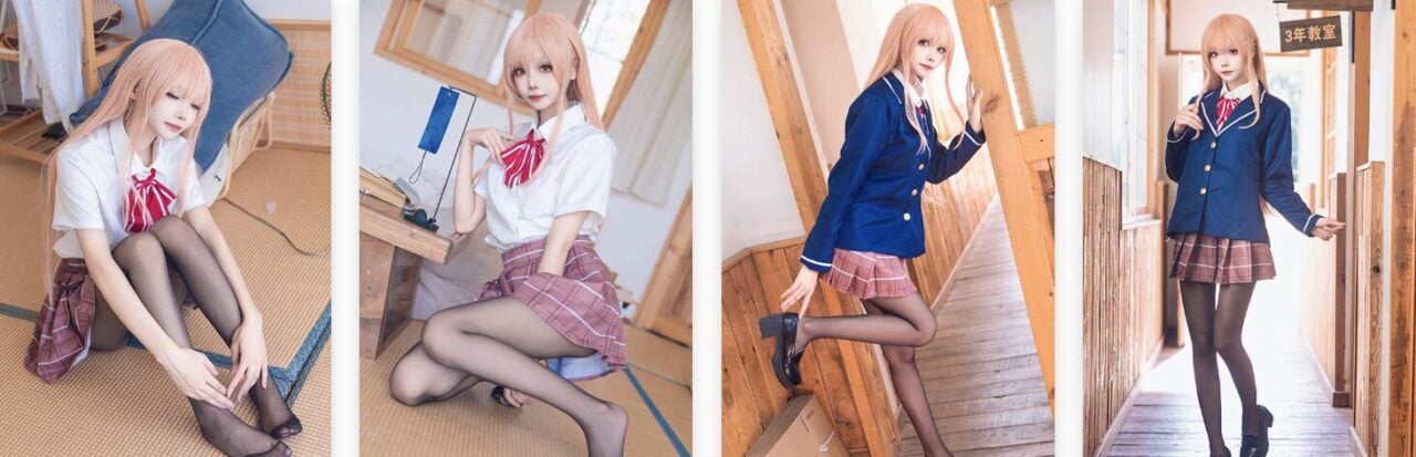 艾西Aiwest | 邻家天使Cosplay椎名真昼-视频截图