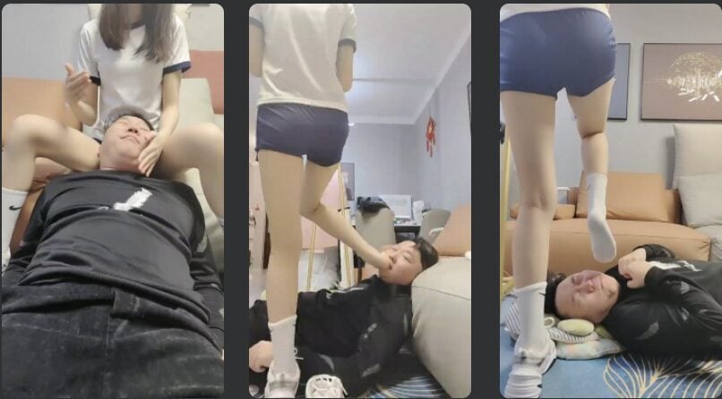 丫丫啊 | 耐克白袜气味羞辱肥狗