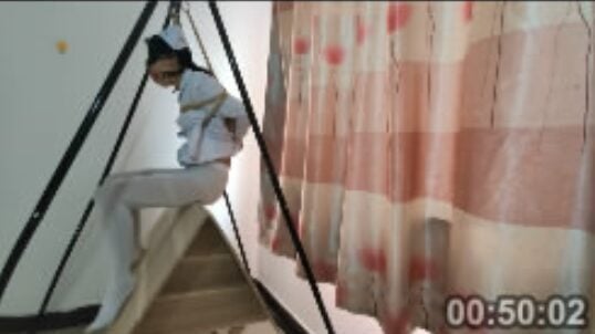 荟萃 | 护士梦婷被绑事件之木马驷马吊缚