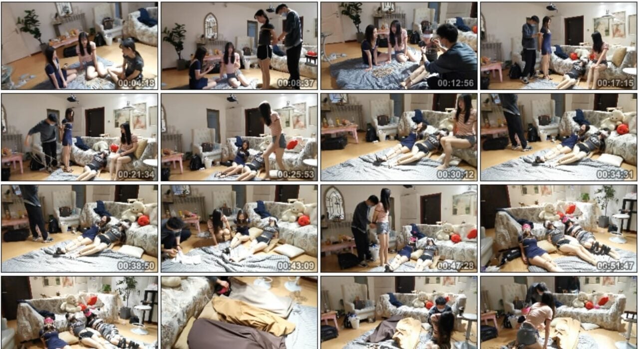 奥特曼 | 珊珊、兔兔、蓉蓉的捆绑惩罚游戏-视频截图