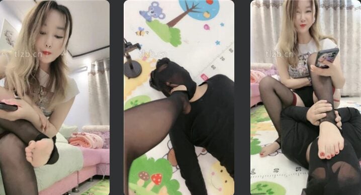 Lin Xi | Encountering a university teacher in stockings, the female protagonist was violently abused like a dog