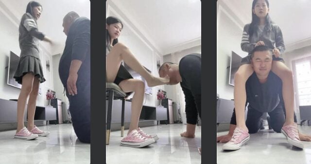 樱木花椒 | 极致反差/萝莉主帆布鞋调