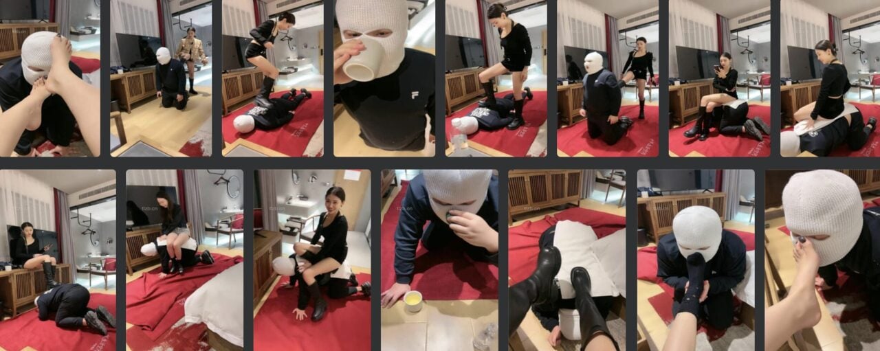 苏御大大 | 长靴踩踏/跪求圣水/闻黑袜/骑马-视频截图