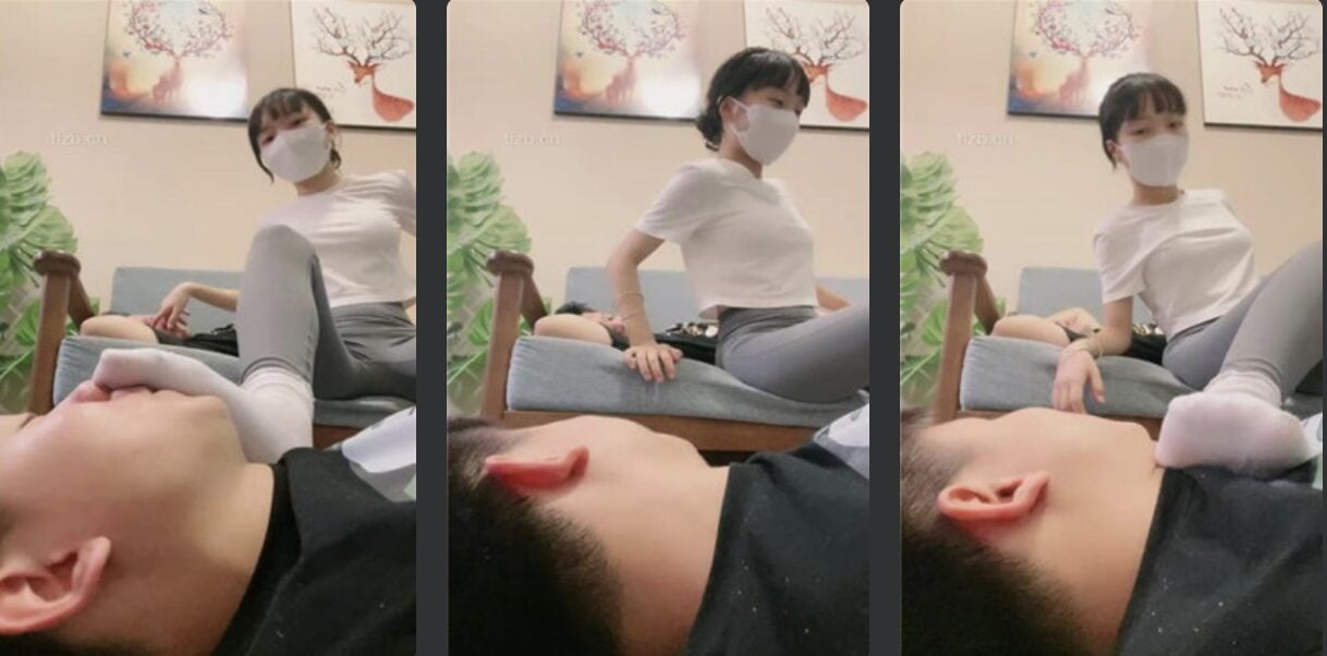 柔儿公主 | 脏鞋臭白袜踩脚垫