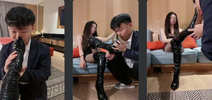 不知名美女 | 丝足模特S诱导上司给我做狗
