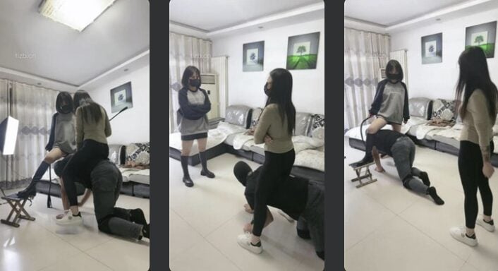 鱼糯糯 | 双S舔脏鞋白袜jio/伺候沐足/踩踏/钻胯