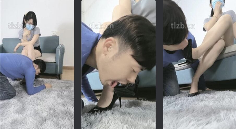 稚主 | 喂拉丝口水圣水/舔高跟裸足