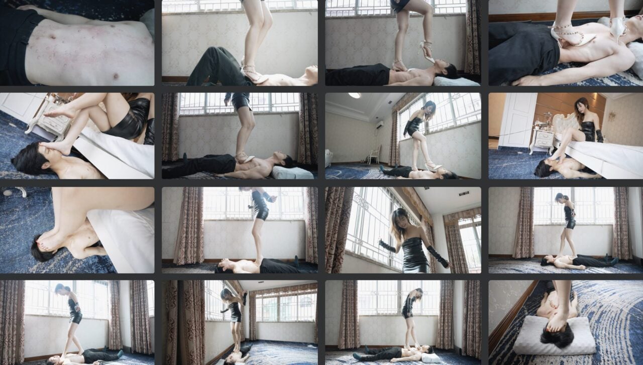 MagicIMirror 魔镜少女 | 甜绘女主沉迷踩踏贱奴-视频截图