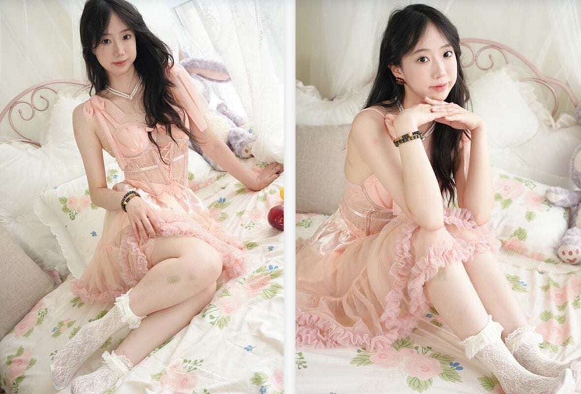 觅芙少女 | 桐桐的白色蕾丝短袜之我只为你而来(带视频)-视频截图