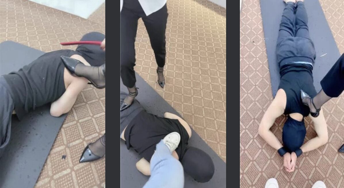 冰夏女王 | 双S刑具重度鞭打皮痒的狗 双视角版