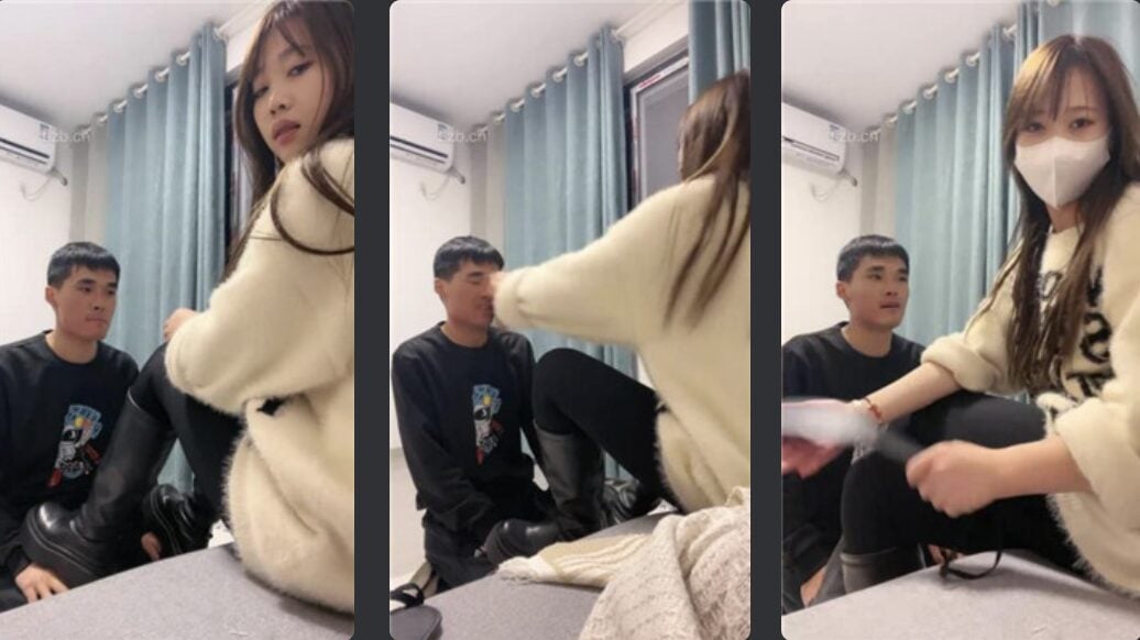 樱子大人 | 捆绑恋足男M之连环狂抽耳光