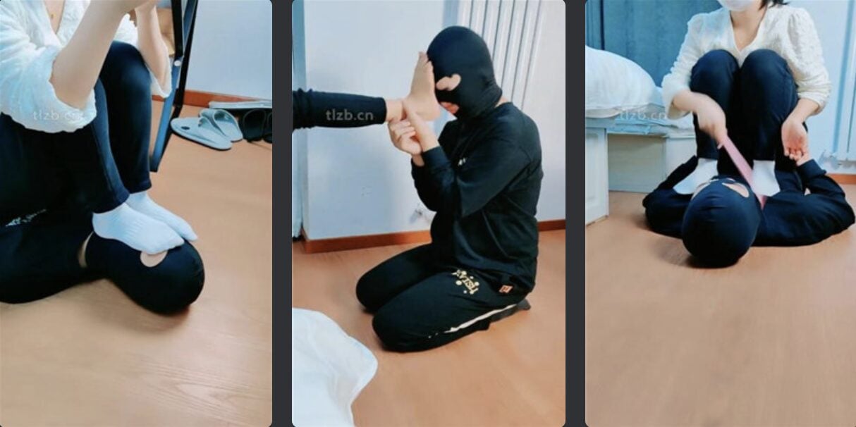 萌宝儿 | 鞭打/白袜脚全体重踩踏