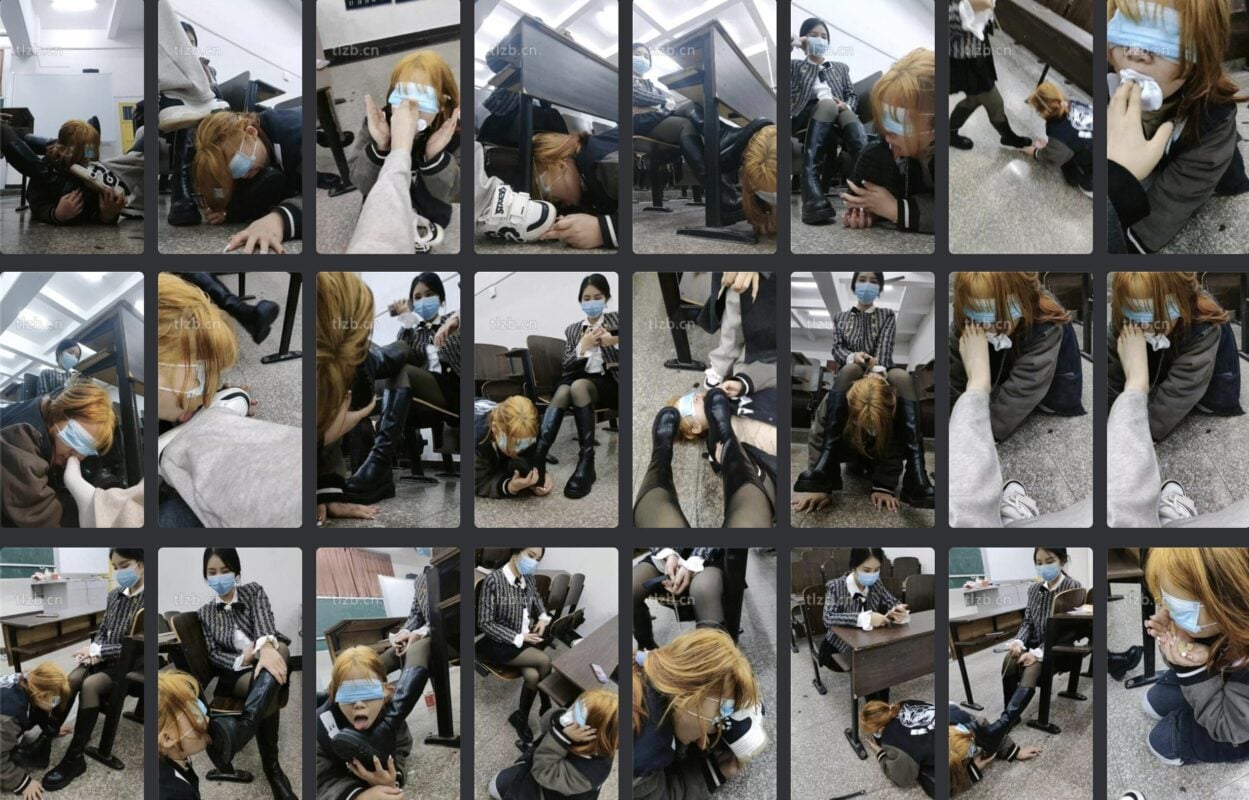 爱可呀 | 双S调教之和校花素人玩母畜女M-视频截图