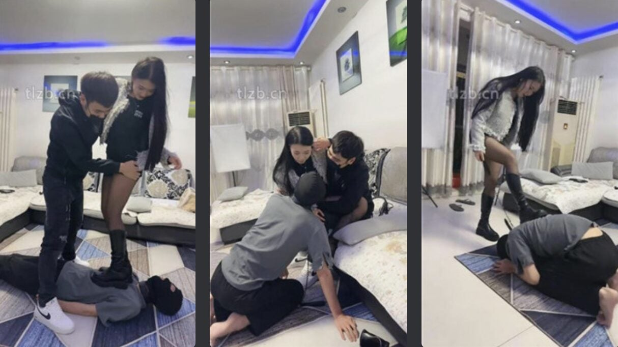 尤尤子 | 情侣主调教之绿帽老公发现我的小情人后