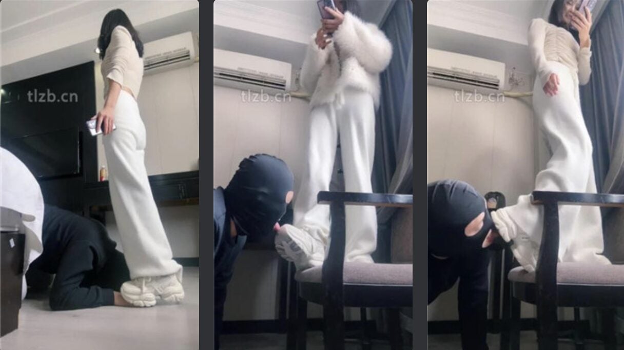 孤傲女帝 | 清理鞋底/踹头跺手/耳光sp/裸足深喉