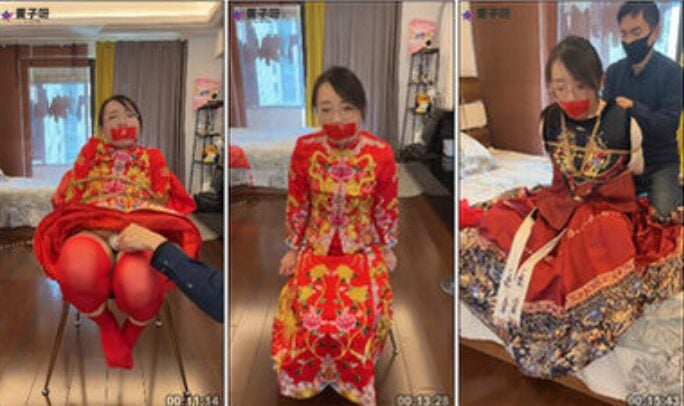 古装麦子 | 戴着盖头QG三套衣服