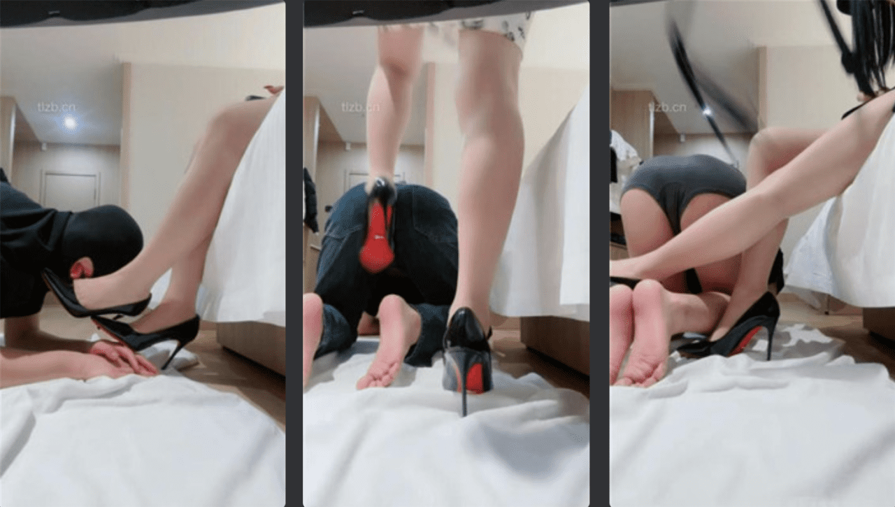 イダチャイナドレス気質の女性Sハイヒールひざまずいて舐めるトレーニングの完全版