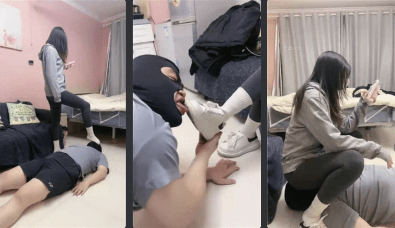Jinju Xiaozhu | After a night run, she was trampled and beaten by white shoes and white socks