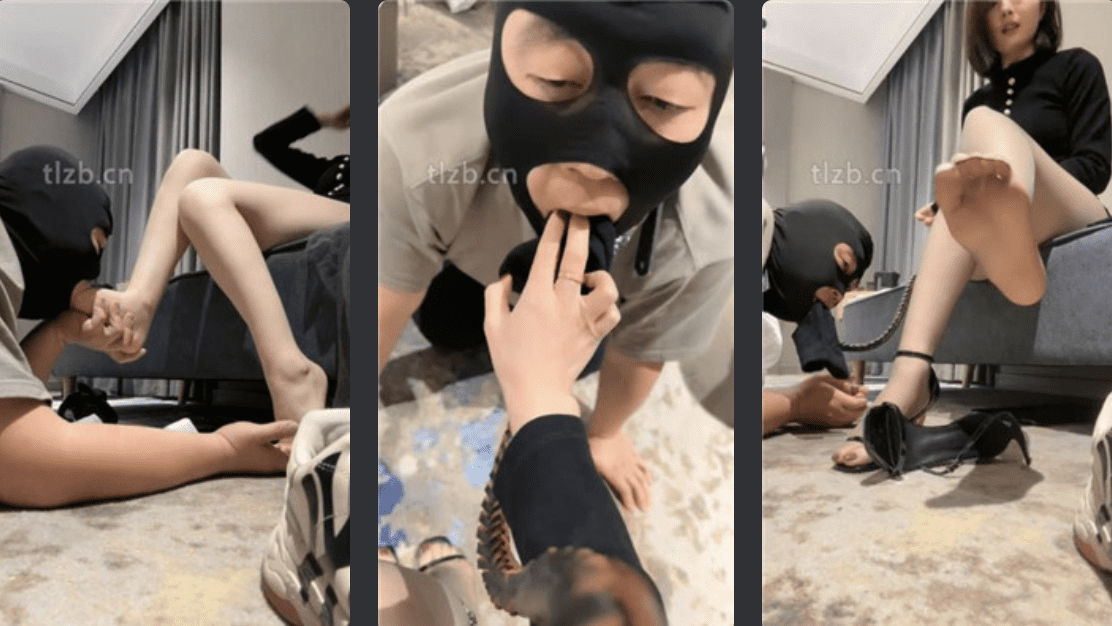 你的美女祖宗 | 赏赐圣水/跪舔黑棉袜调教之黑丝高跟美腿/闻鞋窝