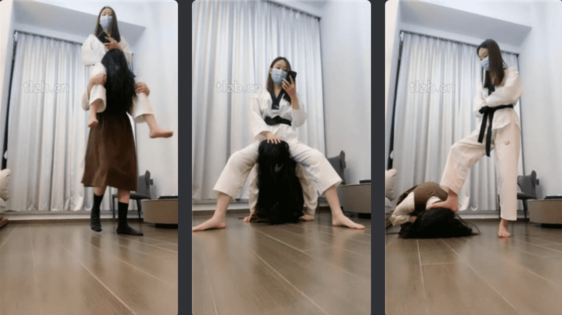 Ai Li | Taekwondo heroine trains female M with violent beatings