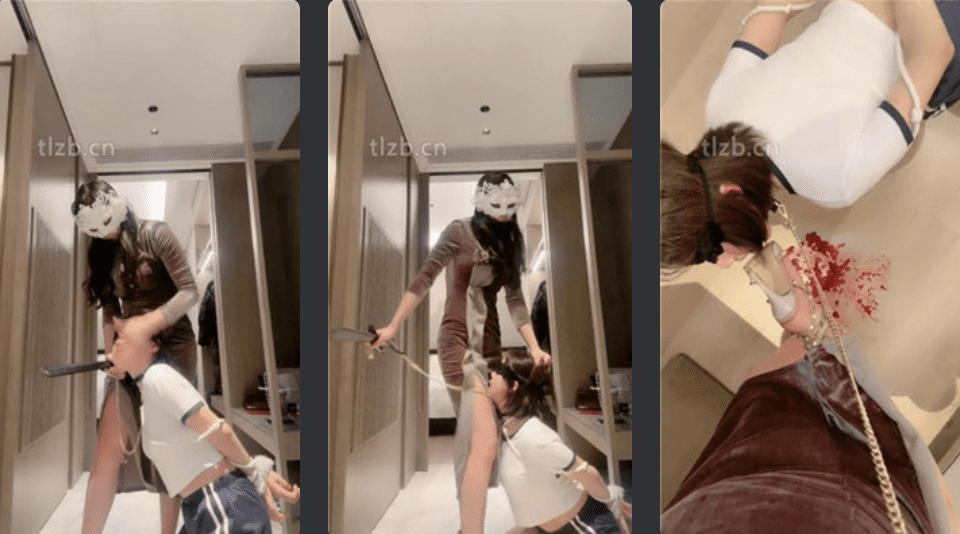 Makeup Master | Goddess female beast tied up and forced to torture holy water feast