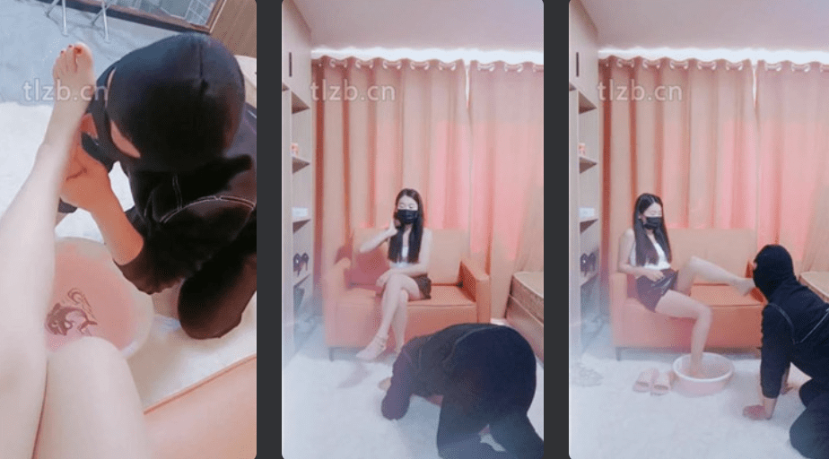 依然 | 伺候主人沐足调教之赏赐洗脚水