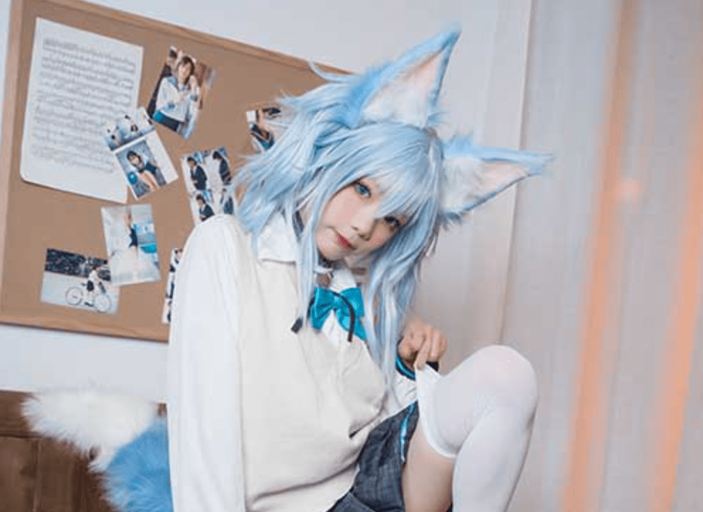 Wang Pangpangu | PA15 school uniform white stockings