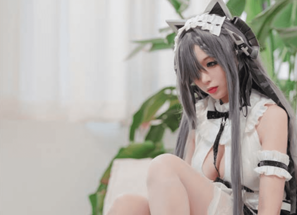 轩萧学姐 | 碧蓝航线Cosplay 奥古斯特女仆(带视频)