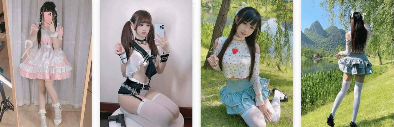 miko sauce ww | Selfie series miko's white silk