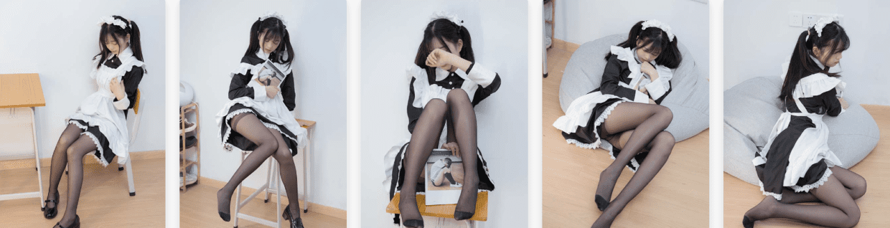 少女秩序 | 内部定制系列之晞可的黑丝绝对领域-视频截图